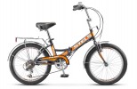 Велосипед 20' складной STELS PILOT-350 серый 2019, 6 ск., 13' Z011 LU079559